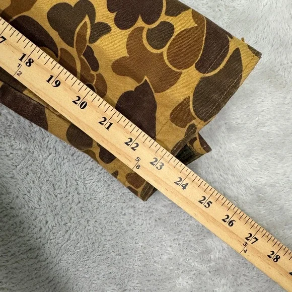 VINTAGE Sears Field Tested‎ Camo Duck Hunting Jacket Corduroy Collar Mens Large - Picture 11 of 14